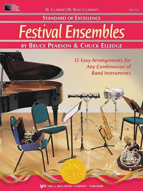 Standard of Excellence: Festival Ensembles Book 1 - Pearson/Elledge - Bb Clarinet/Bb Bass Clarinet - Book