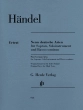G. Henle Verlag - Nine German Arias - Handel\/Scheideler - Soprano\/Solo Instrument\/Basso Continuo - Book
