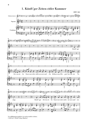 Nine German Arias - Handel/Scheideler - Soprano/Solo Instrument/Basso Continuo - Book