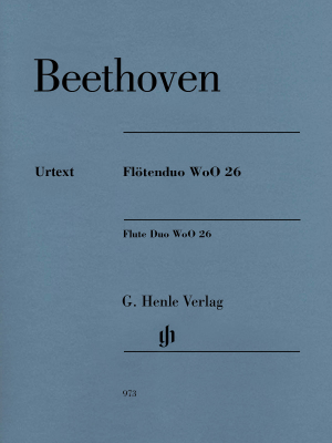 G. Henle Verlag - Flute Duo WoO26 Beethoven, Voss Duo de fltes Ensemble complet de partitions