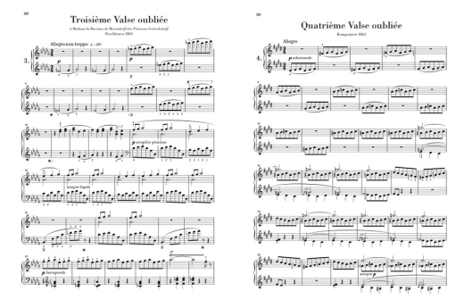 Valses oubliees - Liszt/Jost - Piano - Book