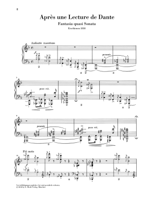 Apres une Lecture du Dante: Fantasia quasi Sonata - Liszt/Herttrich - Piano - Book