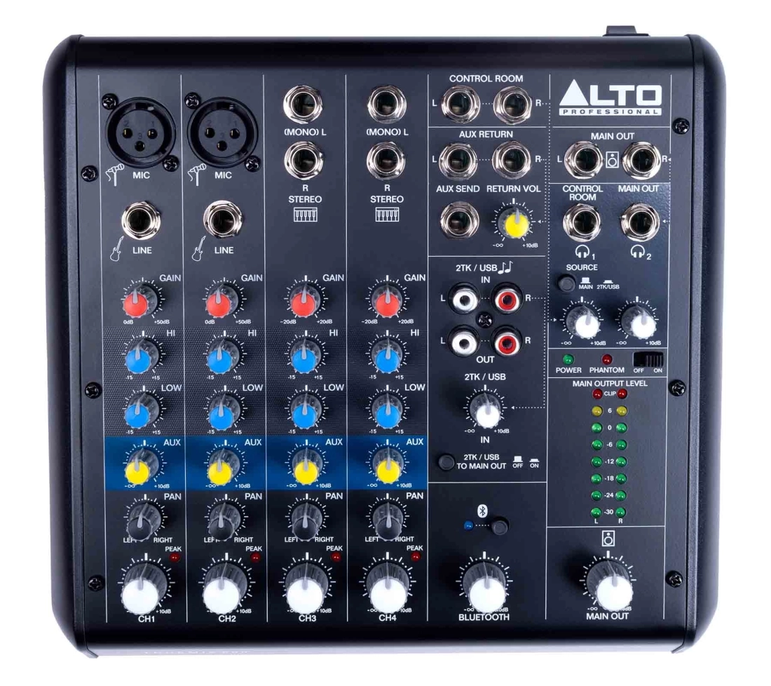 TrueMix 600  6-Channel Compact Analog Mixer with USB and Bluetooth