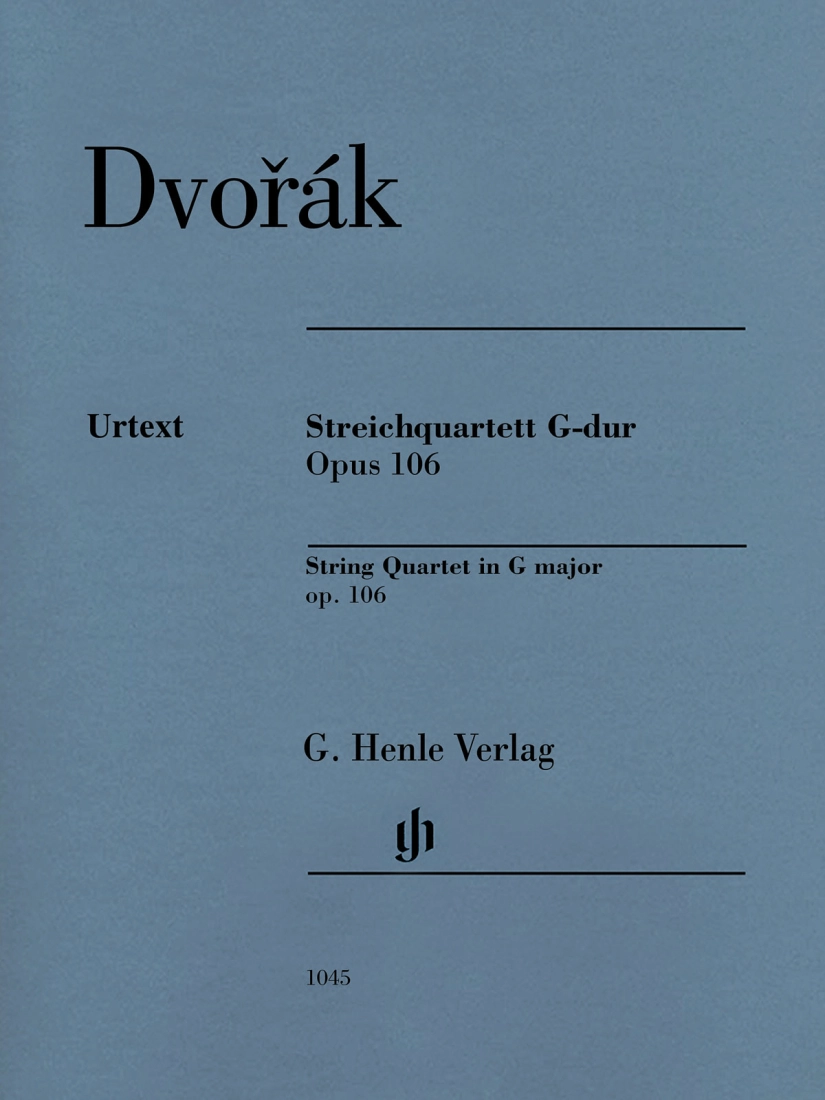 String Quartet in G major op. 106 - Dvorak/Jost - String Quartet - Parts Set