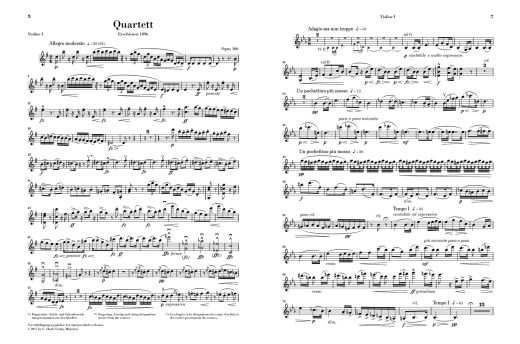 String Quartet in G major op. 106 - Dvorak/Jost - String Quartet - Parts Set