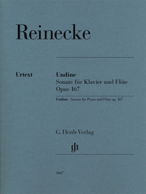 G. Henle Verlag - Undine: Flute  Sonata op. 167 - Reinecke/Heinemann - Flute/Piano - Book