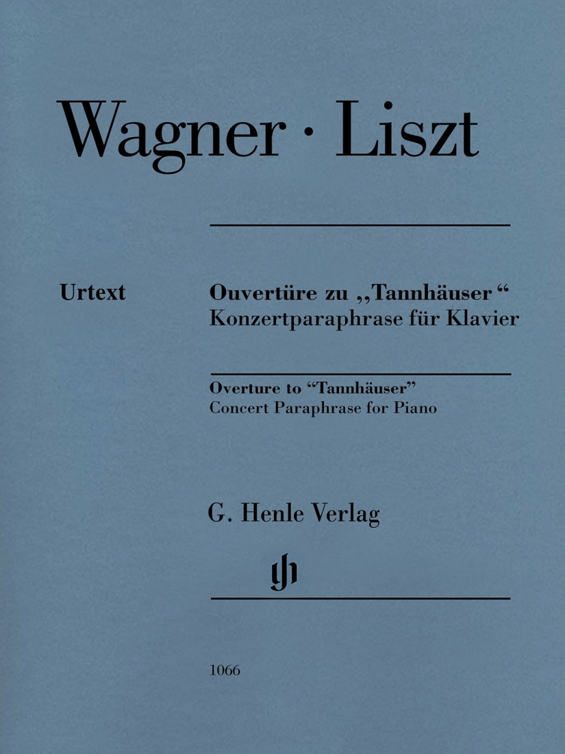 Overture to \'\'Tannhauser\'\': Concert Paraphrase for Piano - Wagner/Liszt - Piano - Book