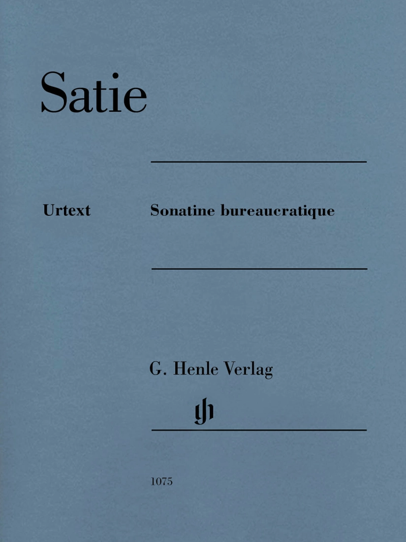 Sonatine Bureaucratique - Satie/Kramer - Piano - Sheet Music