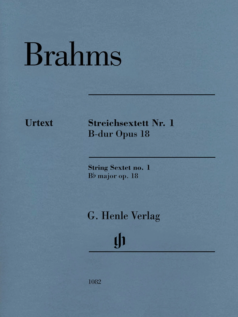 String Sextet no. 1 B flat major op. 18 - Brahms/Eich - String Sextet - Parts Set