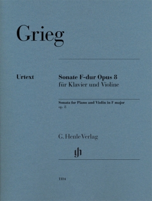 G. Henle Verlag - Sonata F major op. 8 - Grieg/Heinemann - Violin/Piano - Book