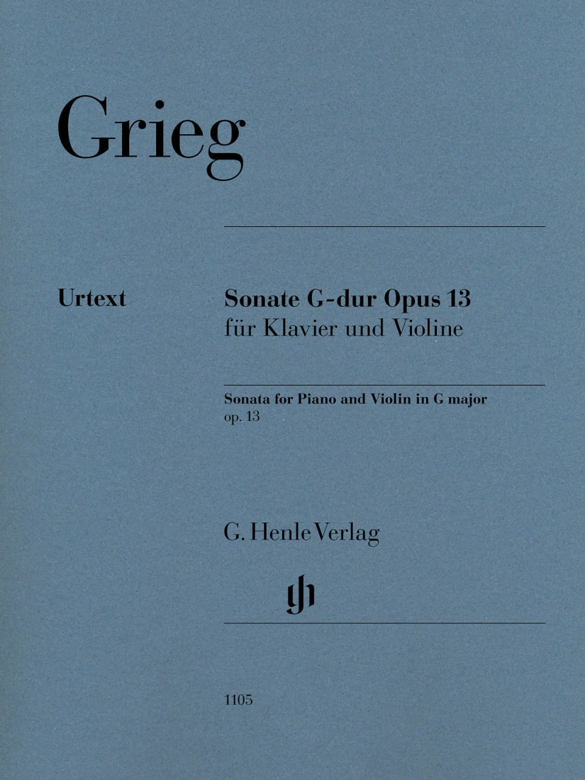 Sonata G major op. 13 - Greig/Heinemann - Violin/Piano - Book