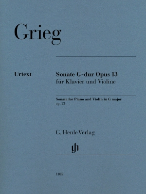 G. Henle Verlag - Sonata G major op. 13 - Greig/Heinemann - Violin/Piano - Book