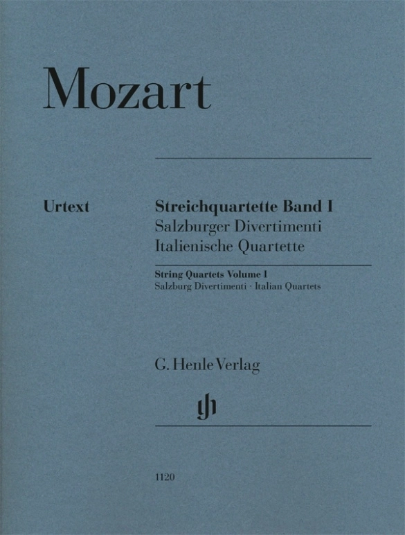 String Quartets Volume I (Salzburg Divertimenti, Italian Quartets) - Mozart/Seiffert - String Quartet - Parts Set