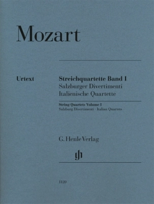 G. Henle Verlag - String Quartets Volume I (Salzburg Divertimenti, Italian Quartets) - Mozart/Seiffert - String Quartet - Parts Set