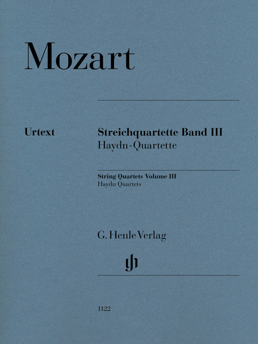 String Quartets, Volume III (Haydn Quartets)  - Mozart/Seiffert - String Quartet - Parts Set