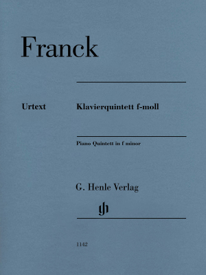 G. Henle Verlag - Piano Quintet in f minor Franck, Heinemann Quintette avec piano Partition de chef et partitions individuelles