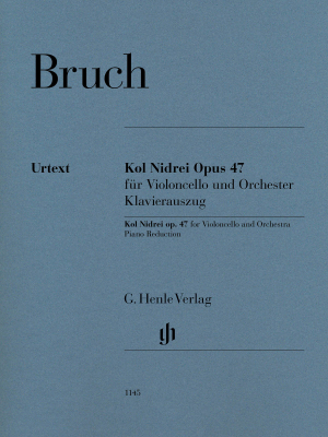 G. Henle Verlag - Kol Nidrei op. 47 for Violoncello and Orchestra (Piano Reduction) - Bruch/Oppermann - Cello/Piano - Sheet Music
