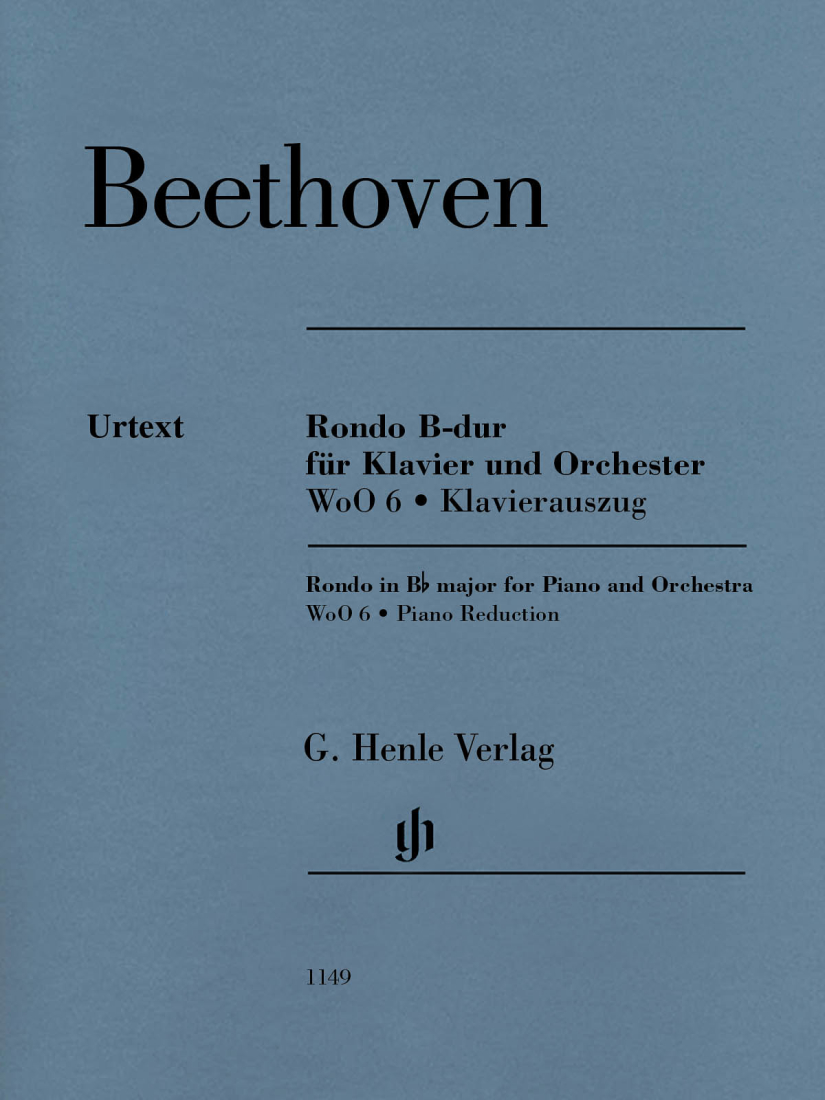 Rondo in B flat major WoO 6 - Beethoven/Kuthen - Piano/Piano Reduction (2 Pianos, 4 Hands) - Sheet Music