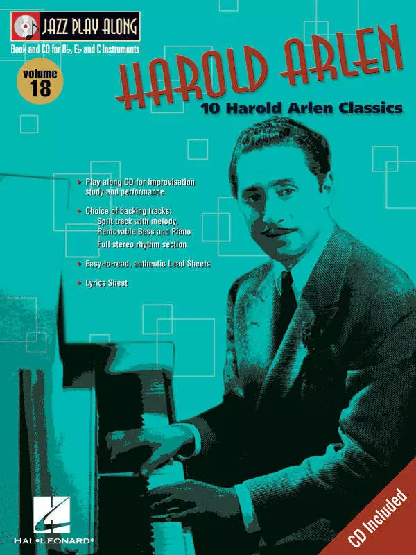 Harold Arlen: Jazz Play-Along Volume 18 - Book/CD