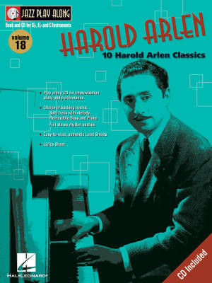 Hal Leonard - Harold Arlen: Jazz Play-Along Volume 18 - Book/CD