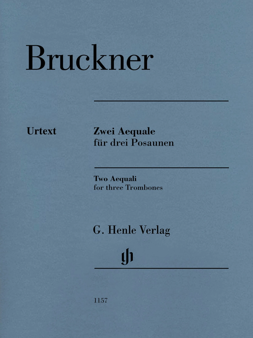 Two Aequali for Three Trombones - Bruckner/Rahmer - Trombone Trio - Score/Parts