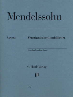 G. Henle Verlag - Venetian Gondola Songs - Mendelssohn /Elvers /Scheideler - Piano - Book