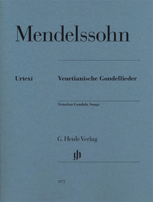 G. Henle Verlag - Venetian Gondola Songs - Mendelssohn /Elvers /Scheideler - Piano - Book