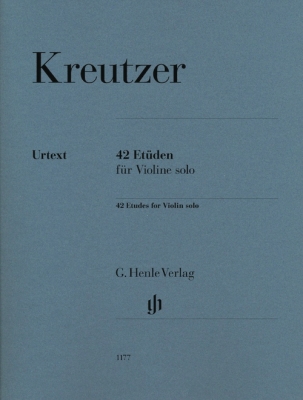 G. Henle Verlag - 42 Etudes for Violin solo - Kreutzer /Gertsch /Turban - Violin - Book