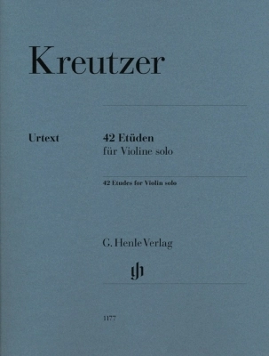 G. Henle Verlag - 42 Etudes for Violin solo - Kreutzer /Gertsch /Turban - Violin - Book