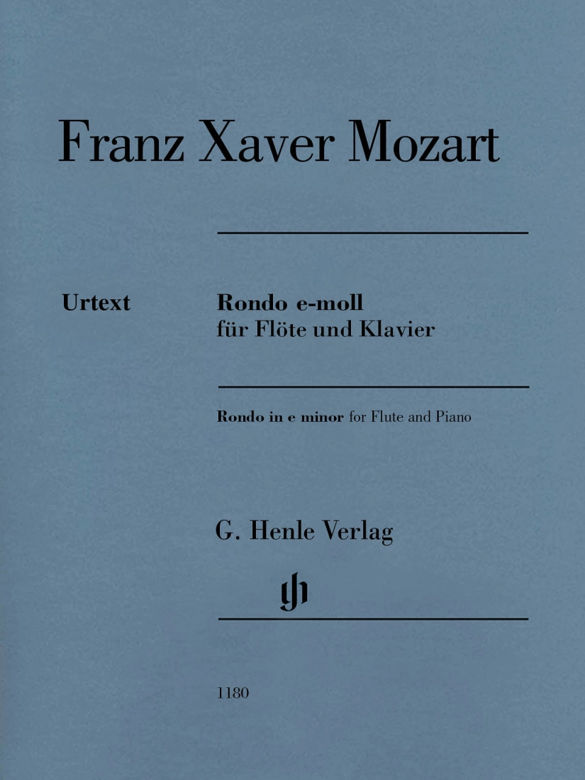 Rondo in E minor - F.X. Mozart/Nottelmann - Flute/Piano - Sheet Music