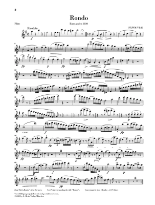 Rondo in E minor - F.X. Mozart/Nottelmann - Flute/Piano - Sheet Music