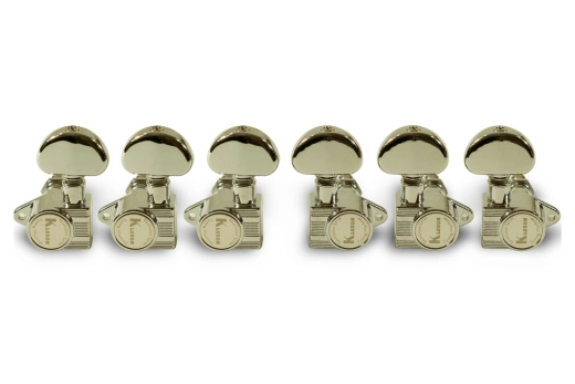 Kluson - 3 Per Side Revolution Series E-Mount Tuning Machines - Nickel