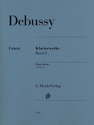 G. Henle Verlag - Piano Works, Volume I - Debussy/Heinemann  - Piano - Book