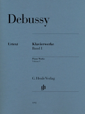 G. Henle Verlag - Piano Works, Volume I - Debussy/Heinemann  - Piano - Book