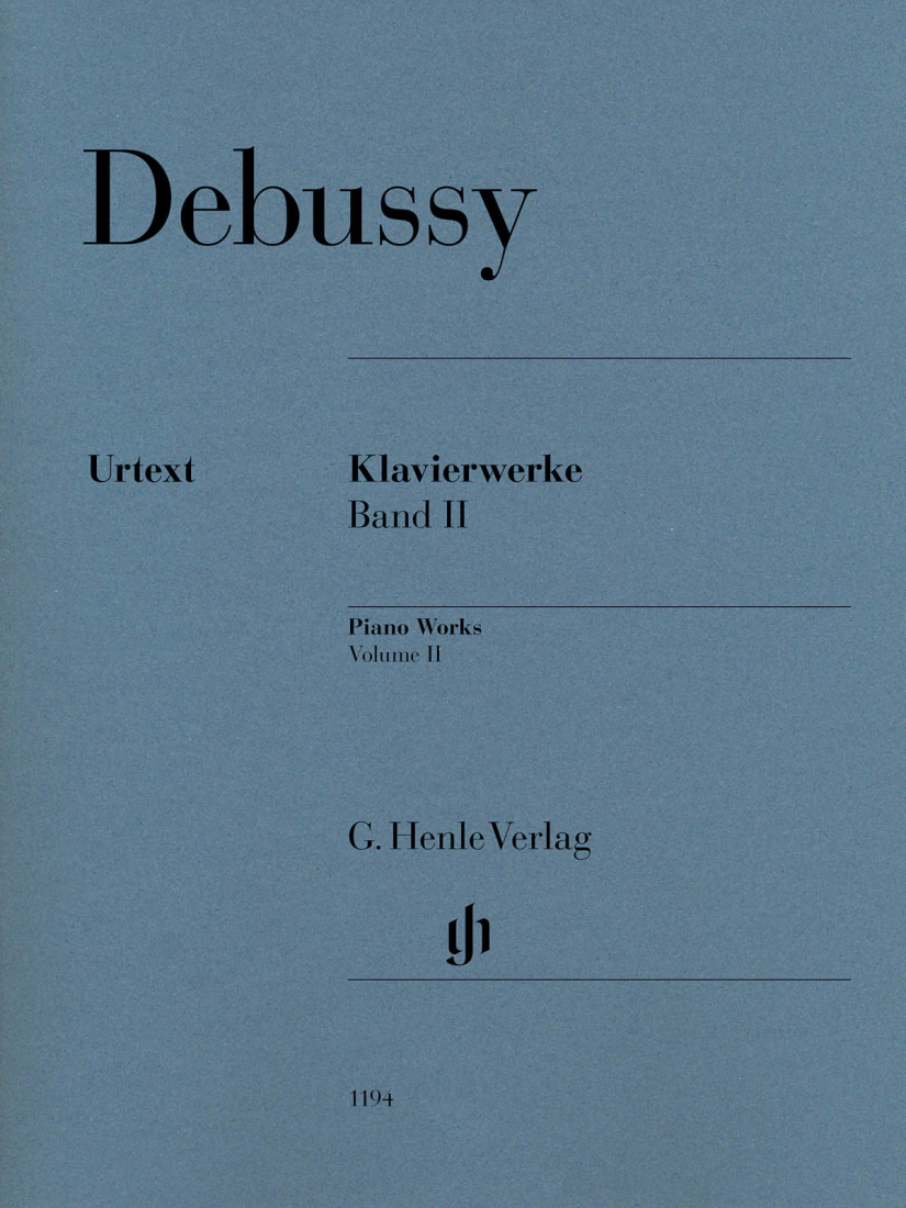 Piano Works, Volume II - Debussy/Heinemann - Piano - Book