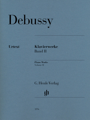 G. Henle Verlag - Piano Works, Volume II - Debussy/Heinemann - Piano - Book