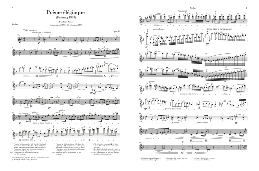 Poeme Elegiaque op. 12 and other Works - Ysaye/Iwazumi - Violin/Piano - Book