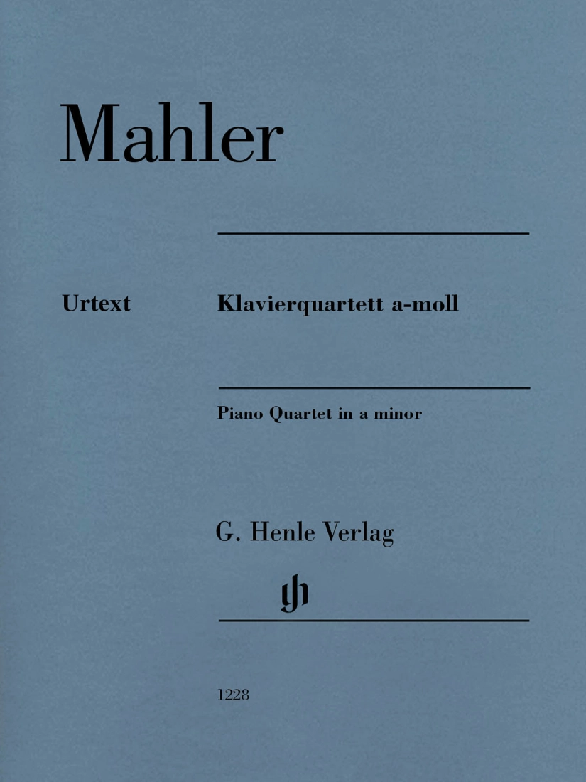 Piano Quartet in A minor - Mahler/Flamm - Violin /Viola /Cello /Piano - Score/Parts