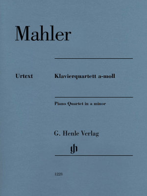 G. Henle Verlag - Piano Quartet in A minor Mahler, Flamm Violon, alto, violoncelle et piano Partition de chef et partitions individuelles
