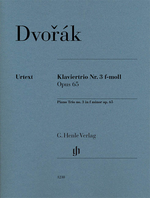 Piano Trio no. 3 in F minor op. 65 - Dvorak/Jost - Violin/Cello/Piano - Score/Parts