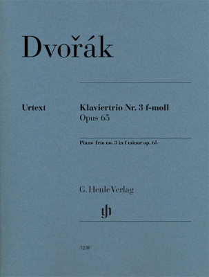 G. Henle Verlag - Piano Trio no.3 in F minor op. 65 Dvork, Jost Violon, violoncelle et piano Partition de chef et partitions individuelles