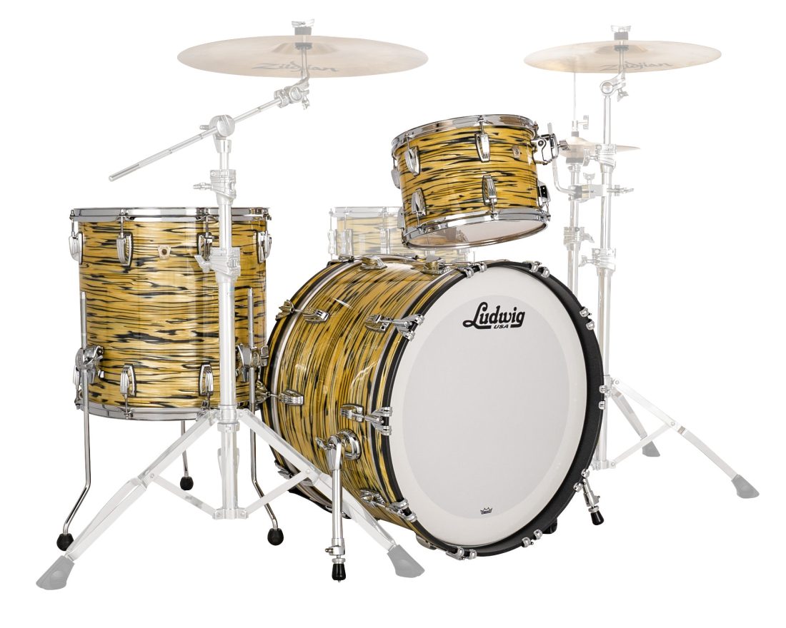 Classic Maple Fab 22 3-Piece Shell Pack (22,13,16) - Lemon Oyster