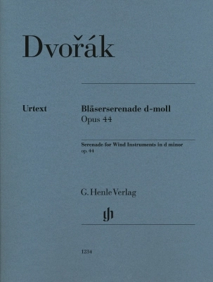 G. Henle Verlag - Wind Serenade in D minor op. 44 - Dvorak/Rahmer - Chamber Ensemble - Parts Set