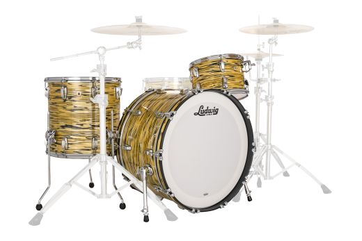 Ludwig Drums - Classic Maple Pro Beat 3-Piece Shell Pack (24,13,16) - Lemon Oyster
