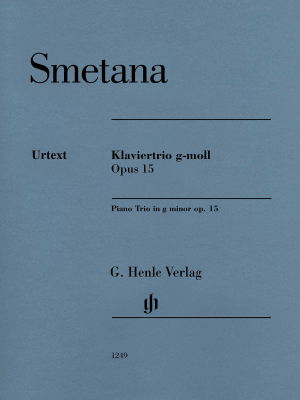G. Henle Verlag - Piano Trio in g minor op. 15 Smetana, Pospil Trio avec piano (violon, violoncelle et piano) Partition de chef et partitions individuelles
