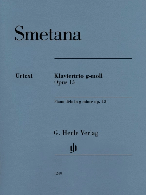 G. Henle Verlag - Piano Trio g minor op. 15 - Smetana/Pospisil - Piano Trio (Violin/Cello/Piano) - Score/Parts