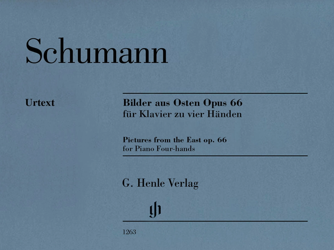 Pictures from the East op. 66 - Schumann/Strucken-Paland - Piano Duet (1 Piano, 4 Hands) - Book