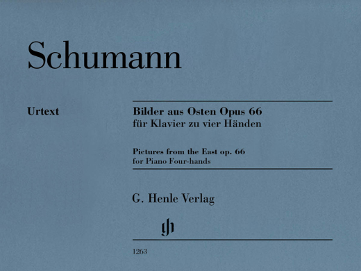 G. Henle Verlag - Pictures from the East op. 66 - Schumann/Strucken-Paland - Piano Duet (1 Piano, 4 Hands) - Book