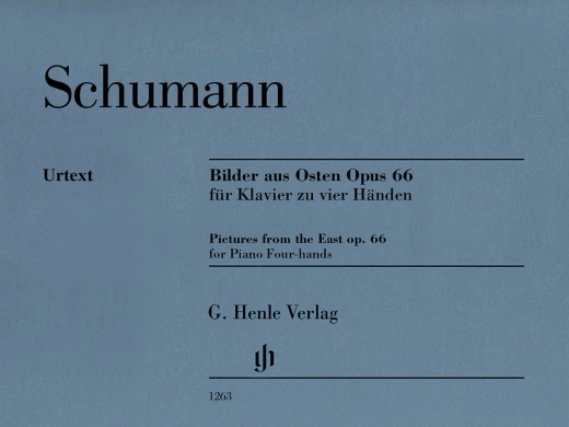 G. Henle Verlag - Pictures from the East op. 66 - Schumann/Strucken-Paland - Piano Duet (1 Piano, 4 Hands) - Book