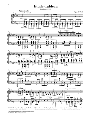 Etude-Tableau in e flat minor op. 39 no. 5 - Rachmaninoff /Rahmer /Hamelin - Piano - Sheet Music